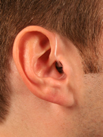 Mini Receiver In The Ear (RITE) or Receiver In Canal (RIC) Hearing Aid 